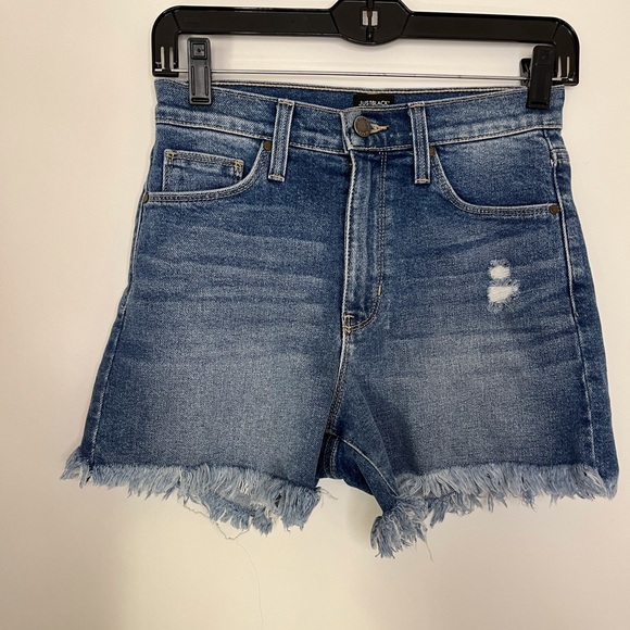 Just Black Shorts Just Black Jean Shorts Euc Size Xs 4 Inseam High